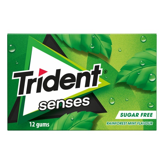 Trident Senses Rainforest Mint 12 uds
