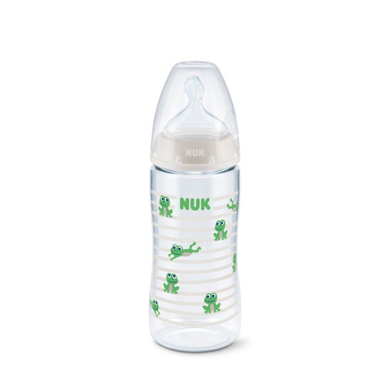 Nuk Biberón Fc+ Control de Temperatura PA 0-6 M Silicona 300 ml