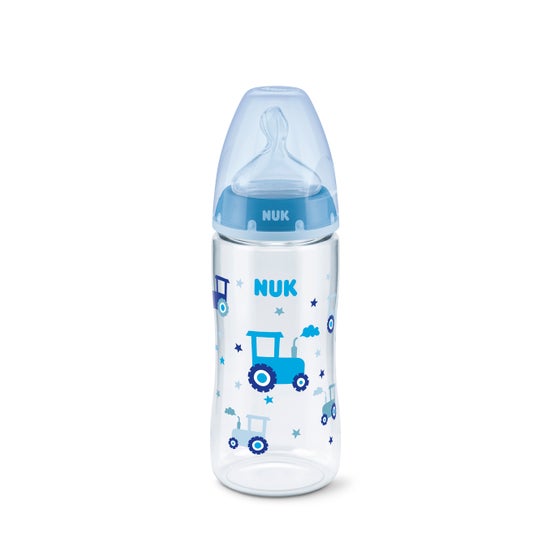 Nuk Biberón Fc+ Control de Temperatura PA 0-6 M Silicona 300 ml