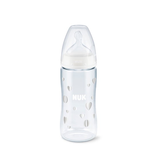 Nuk Biberón Fc+ Control de Temperatura PA 0-6 M Silicona 300 ml
