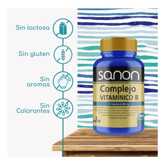 Sanon Complejo Vitamínico B 30caps