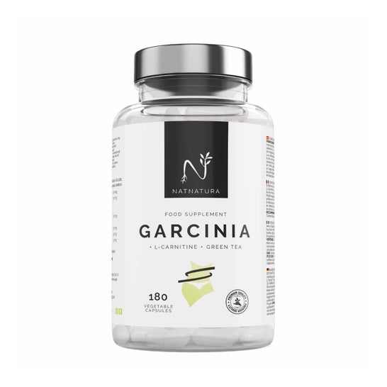 Natnatura Garcinia Cambogia + L-Carnitin + Grüner Tee. 180 Kappen