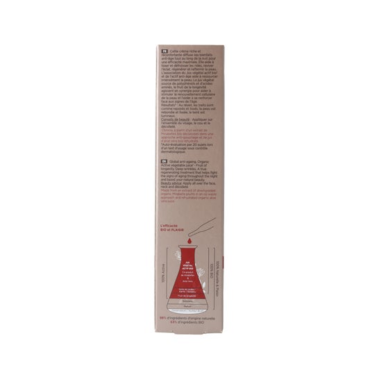 Cattier Crema Redensificante para Dormir 50 ml