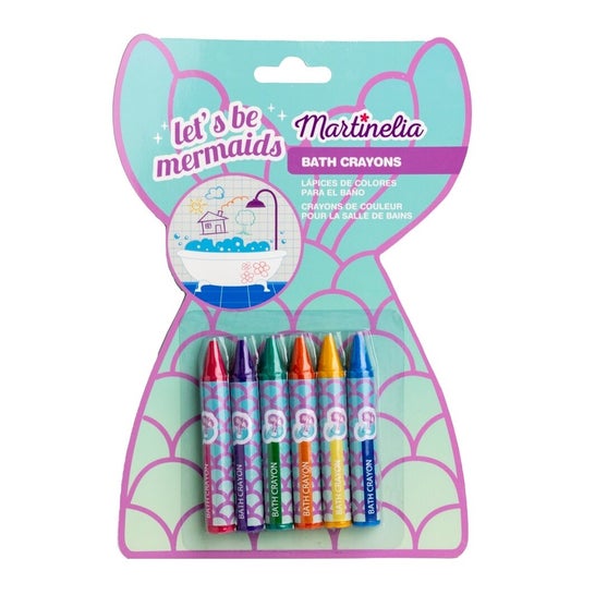 Martinelia Lets Be Mermaids Bath Crayons 6uds