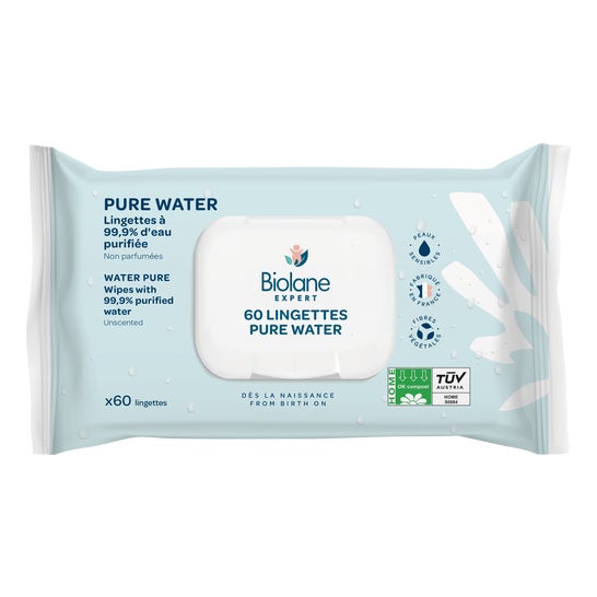 Biolane Pure Water Expert Toallitas 60uds