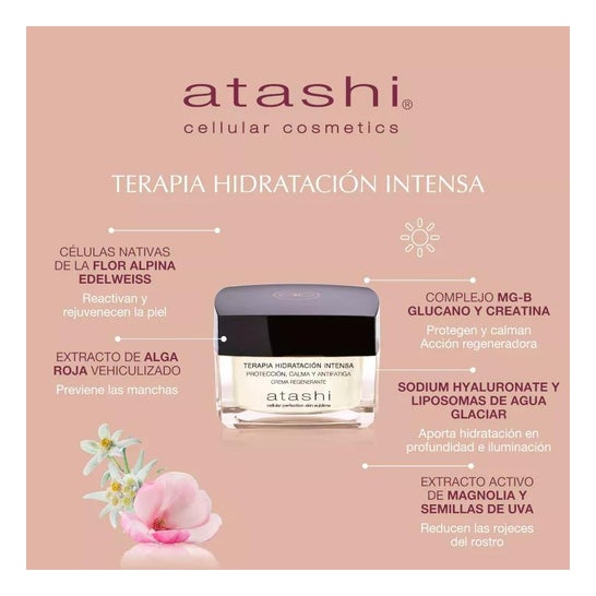 Atashi ™ Cellular Perfection Skin Sublime krem regenerujący hidratación intensa 50ml Atashi ™ Cellular Perfection Skin Sublime krem regenerujący hidratación intensa 50ml