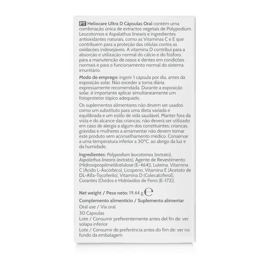 Kapsułki Heliocare Oral Ultra-D 30caps Kapsułki Heliocare Oral Ultra-D 30caps