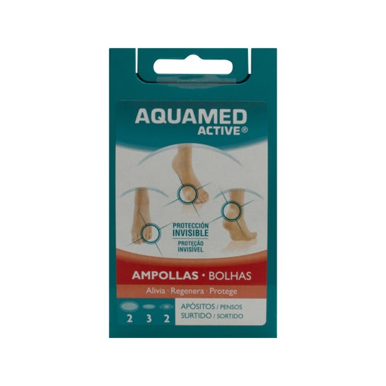 Aquamed Active Ampulle Hydrokolloidverband T-G 2 Stück + T-M 3uds + T-P 2 Stück