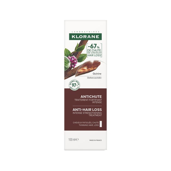 Klorane Rutina Anticaída Tratamiento Fortalecedor Intensivo 100ml + Champú a la Quinina 100ml