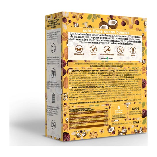 Natural Athlete Granola Mirtillo Cardamomo Eco 325g