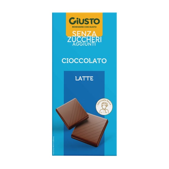 Giusto Senza Zucchero Tavoletta Cioccolato Latte 85g