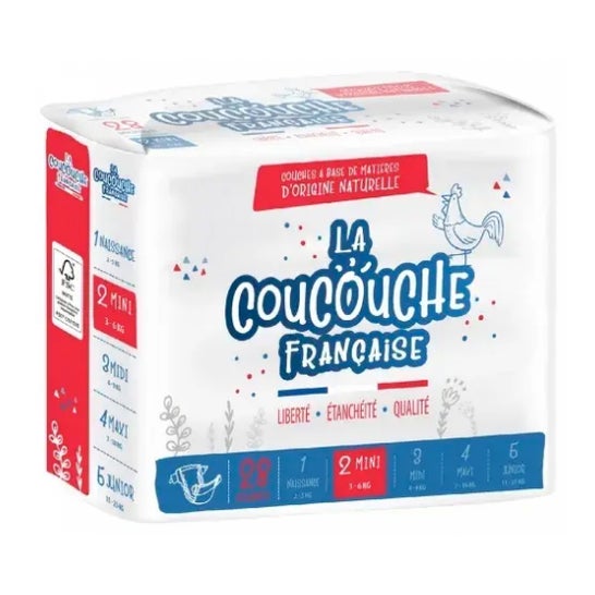 La Coucouche Française Bleer Størrelse 2 28 stk