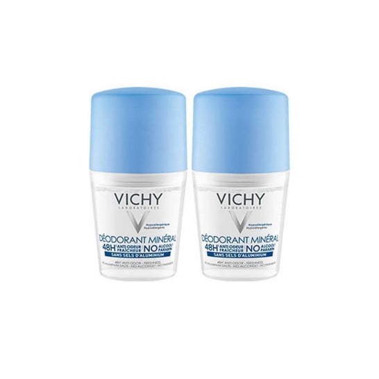 Vichy Desodorante Mineral 48h Roll-on 2x50ml