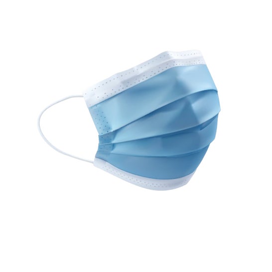 QD Health Type IIR Surgical Face Masks Blue 12 units