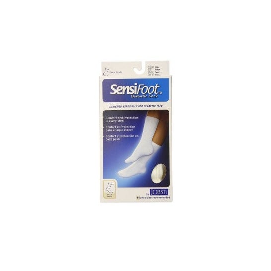 Sensifoot normal sock white colour T-S 1ud