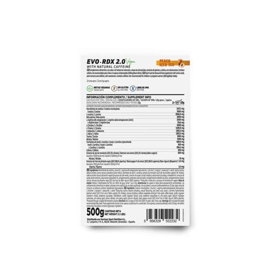 HSN Evordx 2.0 Té Helado Melocotón 500 g