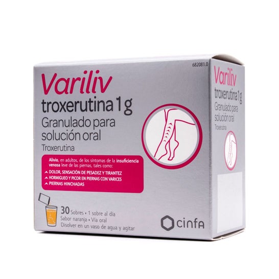 Variliv Troxerutina 1g 30 sobres