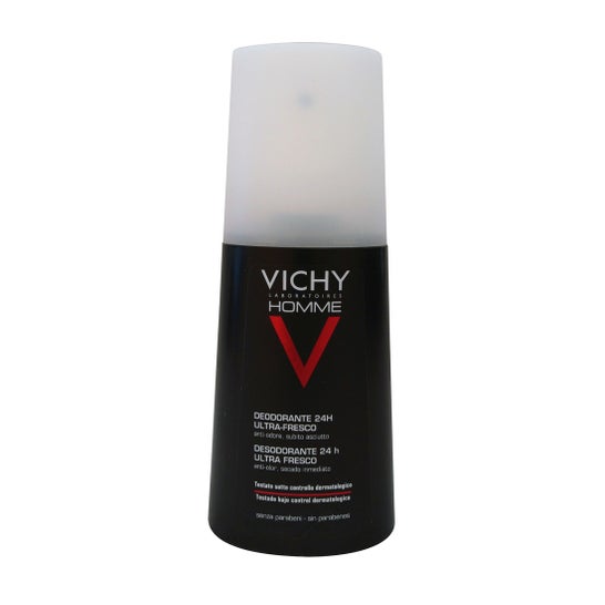 Vichy Homme Desodorante 24h Ultrafresco Spray 100ml