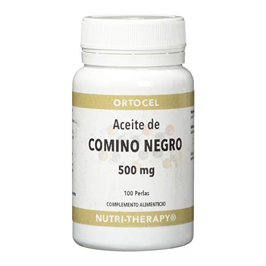 Ortocel Aceite de Comino Negro 500mg 100 Perlas