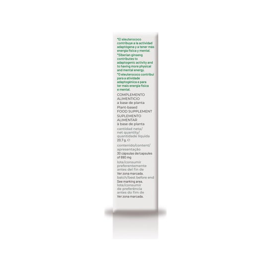 Eleuterococo Xxl 30 caps Soria Natural