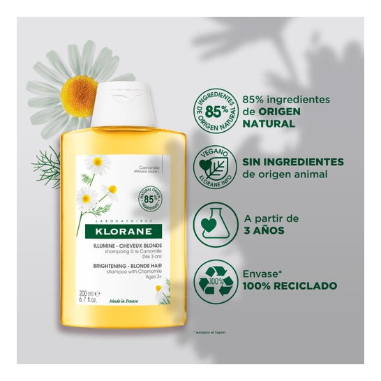 Klorane Champú a la Camomila 200ml