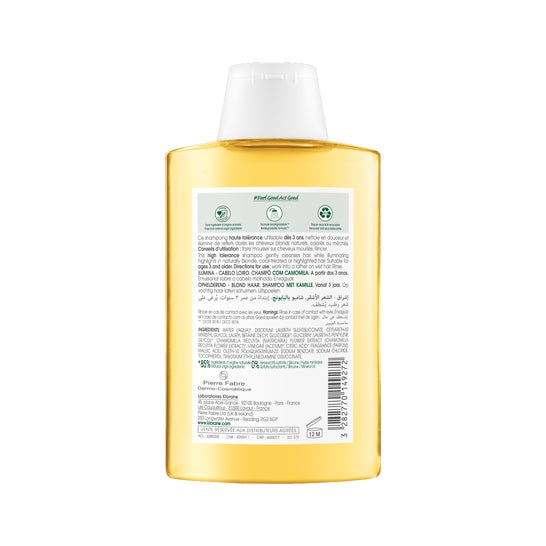 KLORANE Shampoo all'estratto di camomilla 200ml