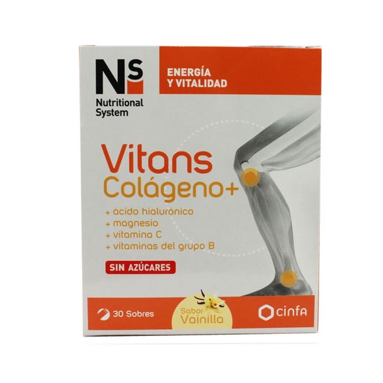 Ns Vitans Collagen Vanilla 30obres