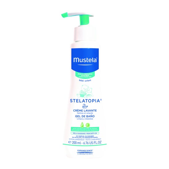 Mustela Stelatopia® 200 ml vaskekrem