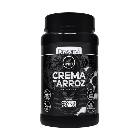 Drasanvi Sport Live Crema de Arroz Cookies & Cream 1000 g