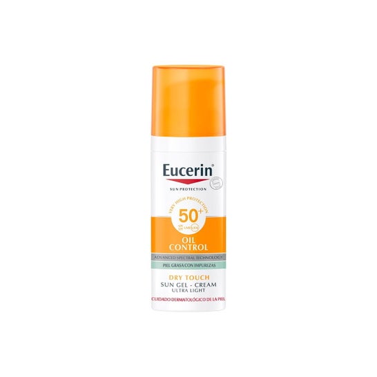 Eucerin Sun Gel Crema Oil Control Dry Touch SPF50+ 50ml