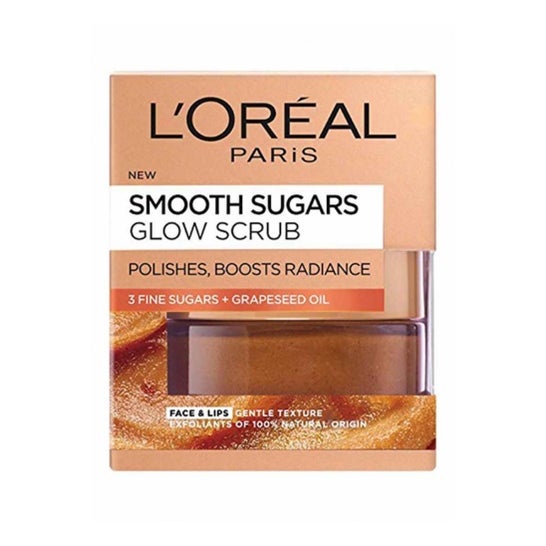 L'Oréal Smooth Sugars Scrub Radiosità Olio di Semi d'Uva 50ml