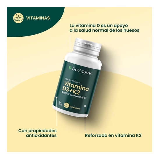 DocMorris Vitamina D3 + K2 60Caps