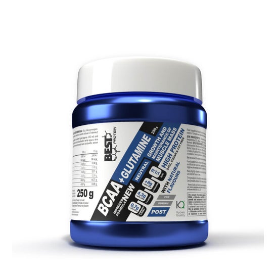 Beste proteïne BCAA + glutamine 6.1.1 zonder smaak 250 g