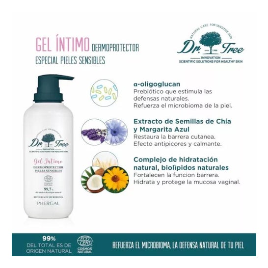 Dr. Tree Intimate Gel Dermoprotector Hypoallergenic Sensitive 400ml Dr. Tree Intimate Gel Dermoprotector Hypoallergenic Sensitive 400ml