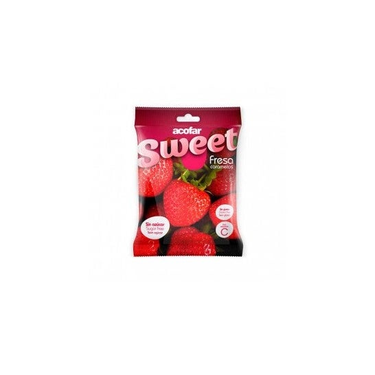 Acofarsweet slik sukker jordbær smag 35g