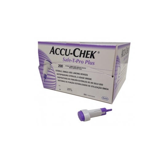 Accu-Chek Safe-T-Pro-Plus 200 Uds
