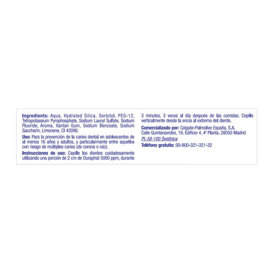 Colgate Duraphat 5000ppm Flúor Crema Dental 51g