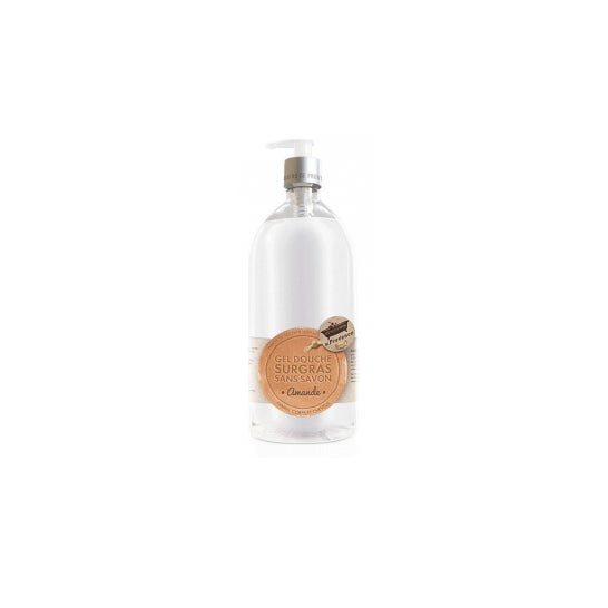 Les Petits Bains de Provence Surgras Shower Gel Without Soap Almond Soap 1l
