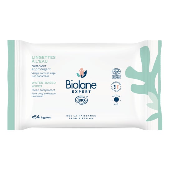 Biolane Lingettes à L'Eau 54uds