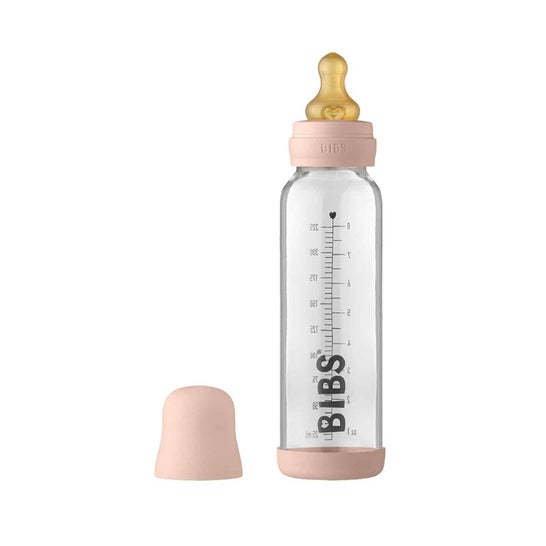 Bibs Baby Glass Bottle Complete Set Blush 225ml