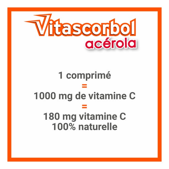 Vitascorbol Acerola 1000 30 comp masticables