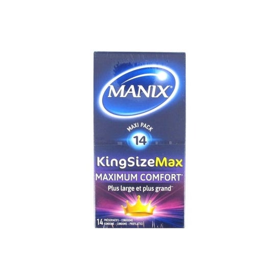 Manix King Size Max Preservativo Maximum Confort 14uds