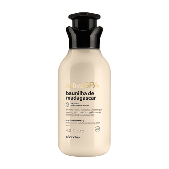 O Boticário Nativa SPA Baunilha de Madagáscar Loção Hidratante 400ml
