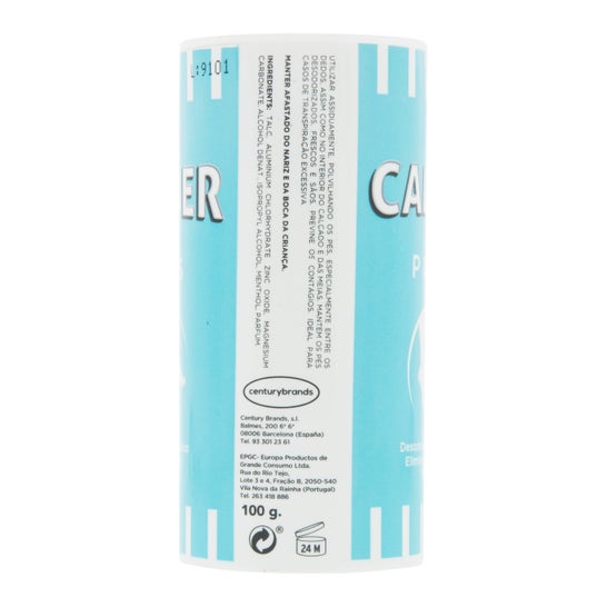 Calber Deodorant Powder Feet 100gr
