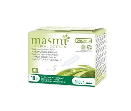 Masmi Natural Cotton Tampones Digital Super 18uds