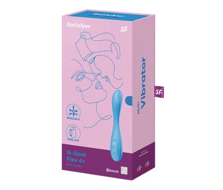 Satisfyer G-Spot Flex 4+ Multi-Vibrador Azul 1Un