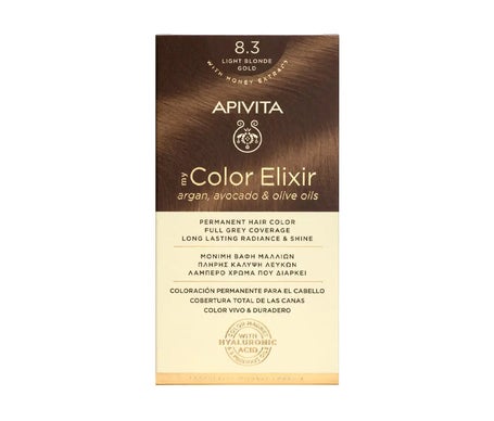 Apivita Tinte 8.3 Rubio Claro Dorado 140ml