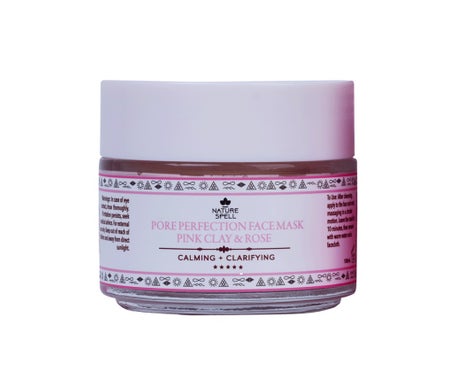 Nature Spell Pink Clay And Rose Pore Perfection Face Mask 100ml