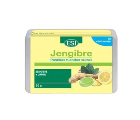 Esi Pastillas Blandas Suizas de Jengibre y Limón 50g