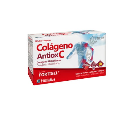 Zentrum Colágeno Antiox C con Fortigel Fresa 30 sobres | Natural Doctor